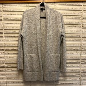 Banana Republic Aire open cardigan gray medium